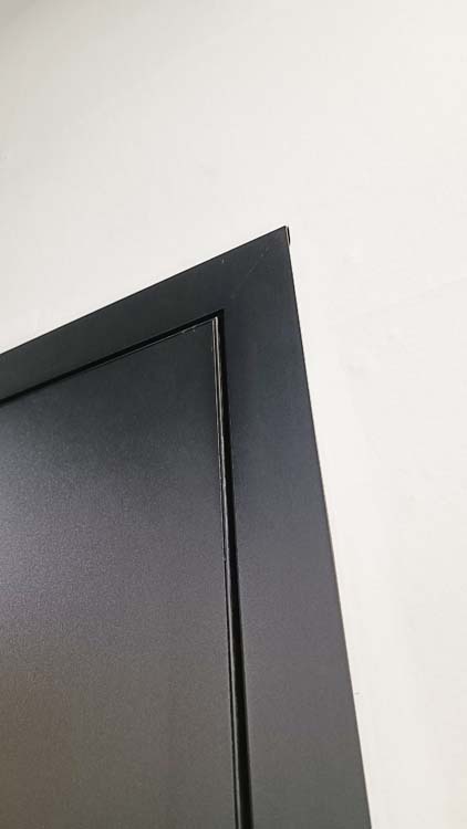 Porte extérieure alu Evora anthracite D sur mesure