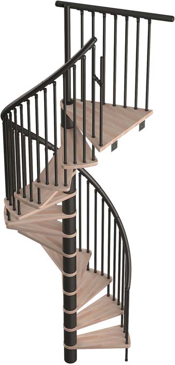 Escalier en colimaçon hêtre Natter 140cm