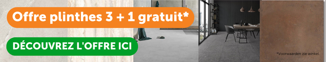 Offre plinthes 3 + 1 gratuit*