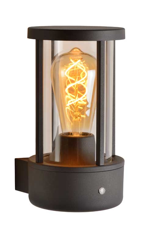 Lucide LORI - Wandlamp Buiten - E27 - IP44 - Antraciet