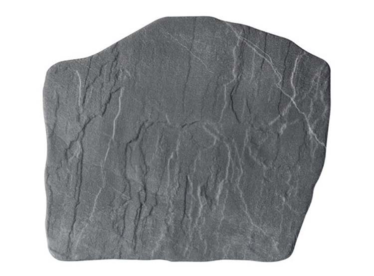 Staal stapsteen Slate black 2cm