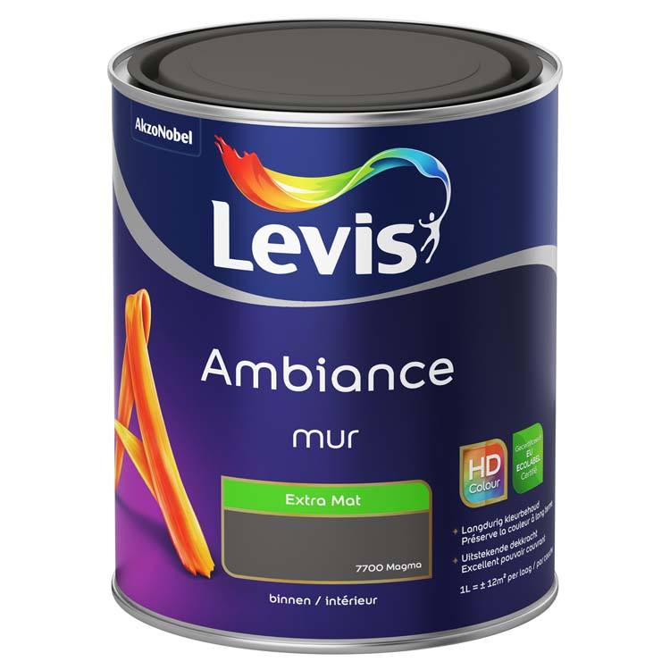 Levis Ambiance peinture murale extra mat 1l magma