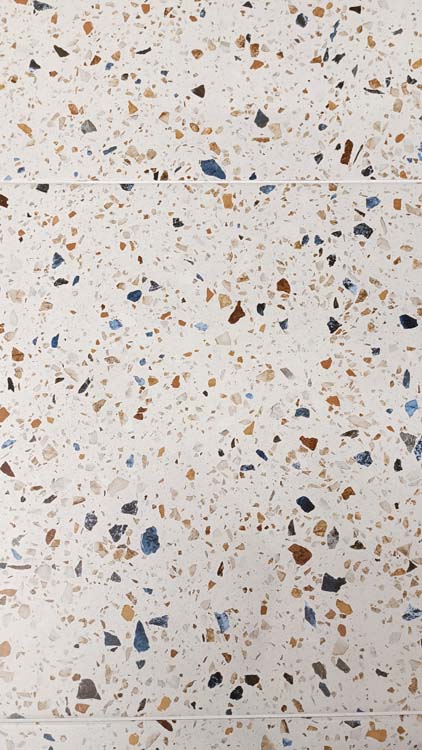 Carrelage Terrazzo minimal colormix 60 x 60 cm