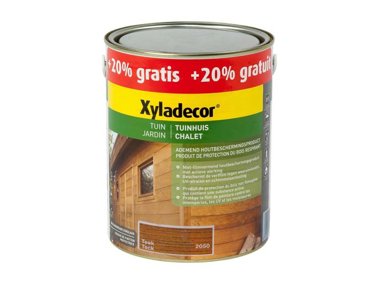 Xyladecor lasure bois chalet 2,5l + 0,5l teck