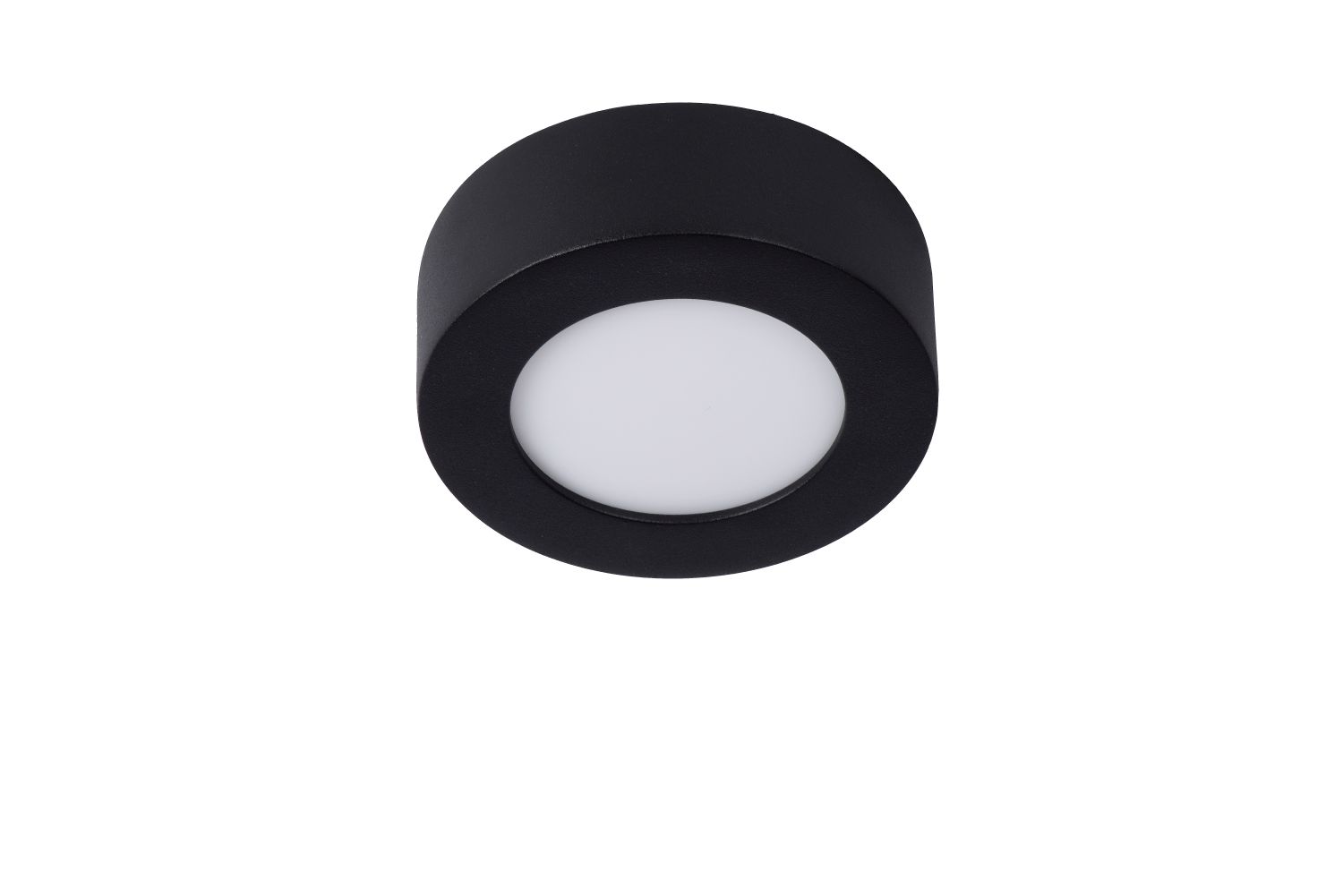 BRICE-LED Plafonnier Dimmable 8W Ø11.5cm IP44 Noi