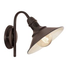 Eglo STOCKBURY - Lampe murale - E27 - 60W - Brun antique - beige - Lampes murales