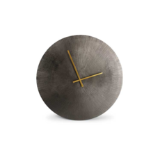 Horloge Zone métal noire 58 cm - Horloges murales