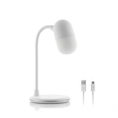 Lampe LED - haut-parleur et chargeur sans fil pour téléphone portable - Lampes de bureau