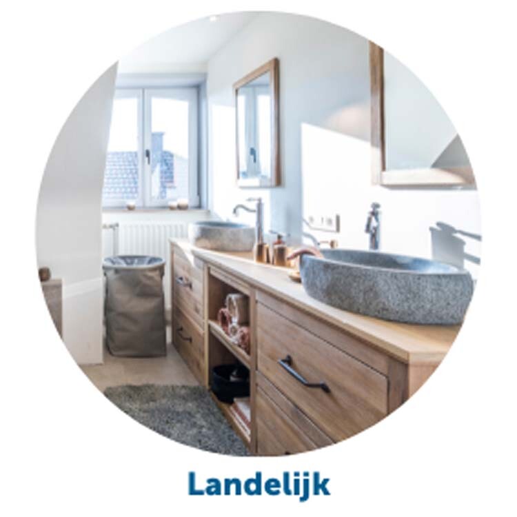 Landelijke badkamer